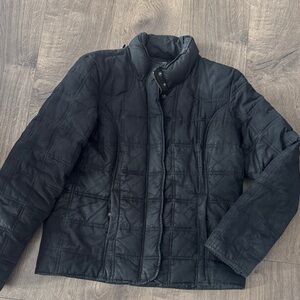 GAP Women's Quilted Black Puffer Coat